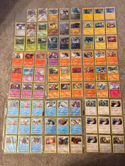 1000+ Pokemon card lot all types of cards in all conditions with binders. - Image 3
