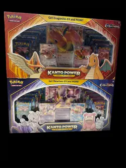 Pokemon TCG Kanto Power Collection Box Set Sealed XY Evolutions Mewtwo Dragonite - Image 1