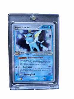 Vaporeon ex - 110/113 - Pokemon Delta Species Ultra Rare MP - Image 1