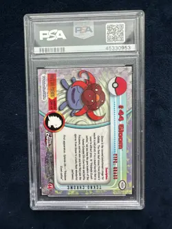 2000 Topps Chrome Series 1 Pokemon T.V. - Gloom #44 Tekno PSA 9 - Image 2