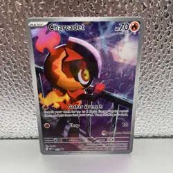Charcadet MEP 022 - Phantasmal Flames Pokemon Center Exclusive Stamped Promo - Image 1