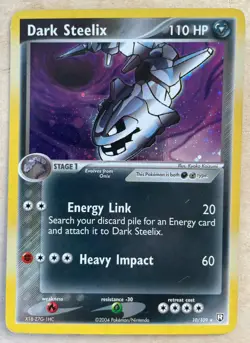 DARK STEELIX EX TEAM ROCKET RETURNS HOLO 10/109 POKEMON TCG - Image 1