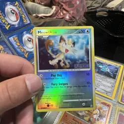 Pokemon Meowth 106/100 [Platinum] Stamped Reverse Holo Burger King Promo - NM - Image 1