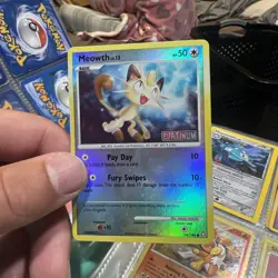 Pokemon Meowth 106/100 [Platinum] Stamped Reverse Holo Burger King Promo - NM - Image 2