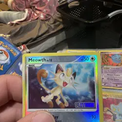 Pokemon Meowth 106/100 [Platinum] Stamped Reverse Holo Burger King Promo - NM - Image 4