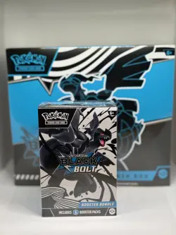 Pokemon Scarlet & Violet Black Bolt Elite Trainer Box And Booster Bundle Lot - Image 1