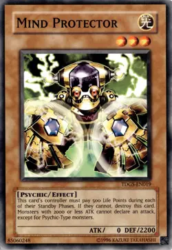 Mind Protector Common LIGHT Unlimited The Duelist Genesis Yugioh - Image 1