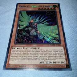 Radiant Typhoon Krosea - DOOD-EN015 Secret Rare 1st Edition Yu-Gi-Oh Tcg NM/MINT - Image 1