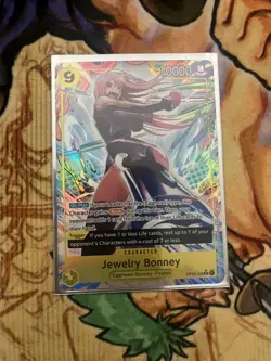 One Piece Carrying On His Will Jewelry Bonney OP13-108 Alternate Alt Art SR NM - Image 1