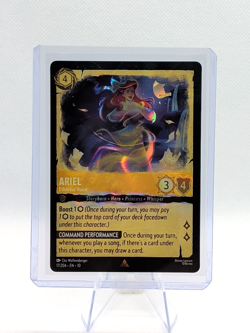 Disney Lorcana Whispers In The Well Ariel Ethereal Voice 17/204 Rare Cold Foil - Image 1