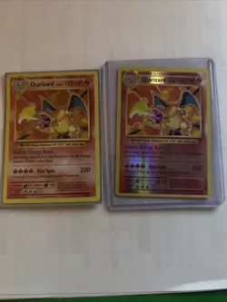 2 FOR 1 MINT CONDITION Charizard Holo And Reverse Holo Pokemon Evolutions Cards - Image 1