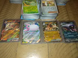 Pokemon 151 Bulk Lot - 450 + Pokemon Cards Non Holo 300+ Holo 100 + 4 Ex - Image 2