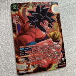 SS4 Son Goku, Defender of Life Silver Foil Start Dragon Ball Super card game ccg - Image 2