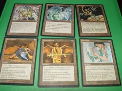 MTG 6x ARTIFACT magic card lot FALLEN EMPIRES ICE AGE LP - Image 1