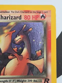 Pokemon Dark Charizard Holo Rare Card 4/82 Team Rocket - Image 4