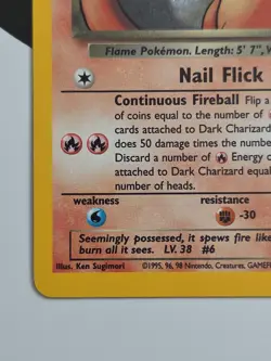 Pokemon Dark Charizard Holo Rare Card 4/82 Team Rocket - Image 5