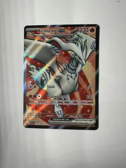 Reshiram ex 158/086 White Flare Full Art Ultra Rare Holo Pokemon Card - Image 3