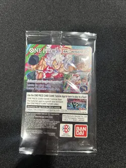 One Piece CCG Monkey D. Luffy College Basketball Promo Card Rutgers + Poster - Image 2