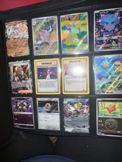 Pokemon TCG Pokemon Card Binder Collection Mixed Lot Includes Binder - Image 1
