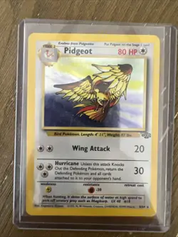 Pokemon Pidgeot TCG Holo Rare Card 8/64 Jungle Unlimited - Image 1