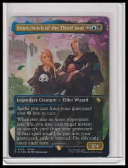 Emet-Selch of the Third Seat (Borderless) (Chocobo Track Foil) Commander: - Image 1