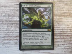 1x Oath of the Ancient Wood - M14 2014 - NM - German - OOP MTG - Image 1