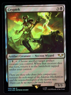 Cryptek 033/168 Rare Surge Foil Warhammer 40k Magic The Gathering NM - Image 1