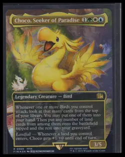 Choco, Seeker of Paradise (Borderless) (Chocobo Track Foil) - Image 1