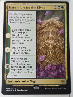 Harald Unites the Elves - Kaldheim - Magic the Gathering MTG Nice! - Image 1