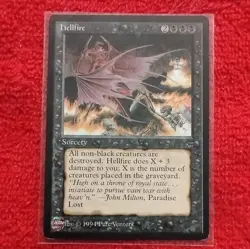 Magic: The Gathering Hellfire Sorcery Black Regular English 1994 Pete Venters - Image 1