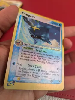 Sharpedo 22/109 Ruby & Sapphire Reverse Holo Pokemon Card WOTC Great Condition - Image 3