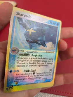 Sharpedo 22/109 Ruby & Sapphire Reverse Holo Pokemon Card WOTC Great Condition - Image 4
