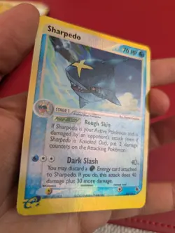 Sharpedo 22/109 Ruby & Sapphire Reverse Holo Pokemon Card WOTC Great Condition - Image 5