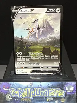 Pokemon Card Arceus V SWSH204 Alternate Art Full Holo Promo Light Play - Image 1