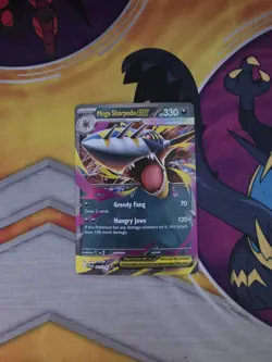 Mega Sharpedo ex 061/094 Double Rare Pokemon TCG Phantasmal Flames - Image 1