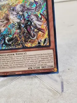 Dogmatika Fleurdelis, the Thunderbolt DOOD-EN026 Secret Rare 1st Edition Yugioh - Image 2