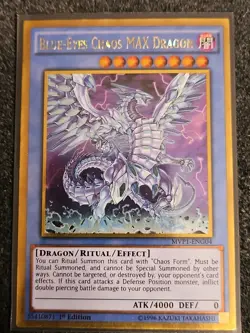 Blue-Eyes Chaos MAX Dragon MVP1-ENG04 The Dark Side of Dimensions Movie Pack NM - Image 1