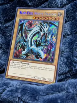 Yu-Gi-Oh! TCG Blue-Eyes White Dragon 2017 Mega-Tin Promo CT14-EN002 Near Mint - Image 1