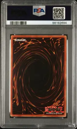 2002 Yu-Gi-Oh! Ancient Brain Metal Raiders MRD 1st Edition Common PSA 8 - Image 2