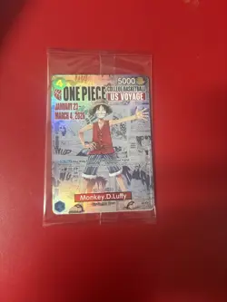 One Piece TCG Monkey D. Luffy Rutgers College Promo - Sealed - Image 1