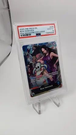 2025 ONE PIECE PROMOS PSA MAGAZINE EXCLUSIVE #038 BOA HANCOCK PSA 10 - Image 3
