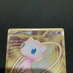 Mew EX Gold Metal Card 205/165 Scarlet Violet 151 Secret Rare Pokemon - Image 3
