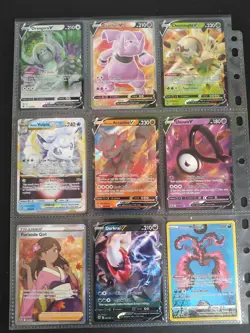 pokemon cards lot binder page 18 cards - Image 2