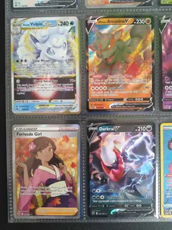 pokemon cards lot binder page 18 cards - Image 5