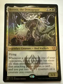 Breena, the Demagogue [001/081] C21 Mythic Foil [MTG Card English] LP - Image 1