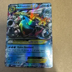 Pokemon TCG Mega M Blastoise EX Holo Card 30/146 Ultra Rare 2016 XY - Image 1