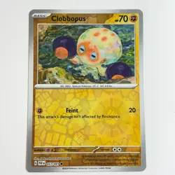 Clobbopus 051/091 Common Reverse Holo Card SV: Paldean Fates Pokemon TCG NM - Image 1