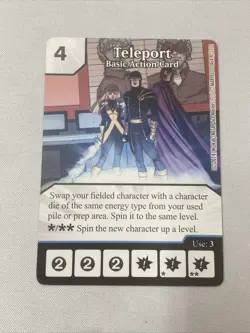 TELEPORT * BASIC ACTION CARD OP PROMO Marvel Dice Masters Wizkids - Image 1