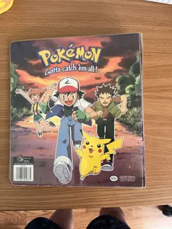 Vintage 1999 Plymouth 3 Ring Card Binder Nintendo Pokemon Pikachu Ash DAMAGE - Image 3