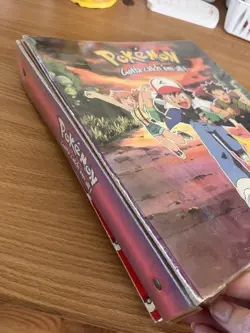 Vintage 1999 Plymouth 3 Ring Card Binder Nintendo Pokemon Pikachu Ash DAMAGE - Image 5